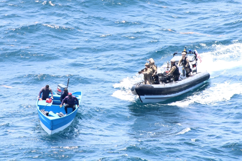 Royal Navy seizes £17m of cocaine in Caribbean drug bust - GOV.UK