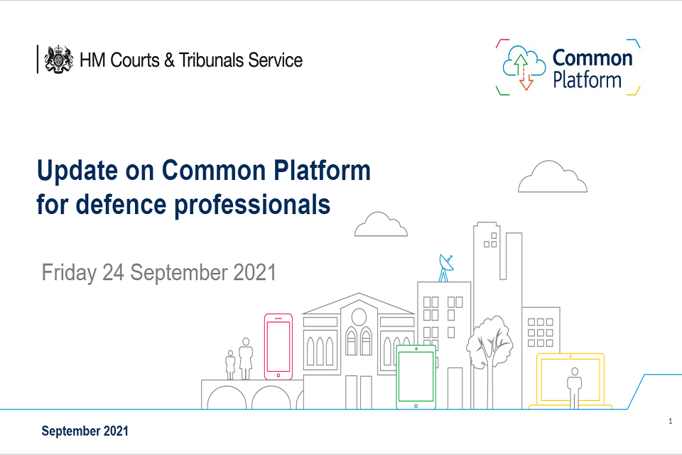 common platform hmcts