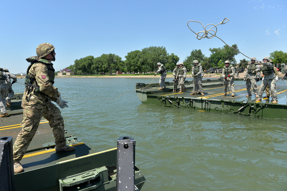 Multinational reservists in South Dakota