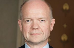 Foreign Secretary William Hague