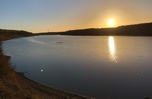 The image shows Wansbeck Lake