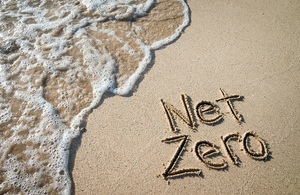 Net Zero написано песком