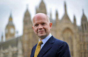 The Foreign Secretary William Hague
