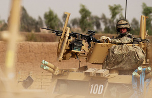 Royal Scots Dragoon Guards leaving Main Operating Base Price in Helmand province (library image) [Picture: Corporal Andy Reddy RLC, Crown copyright]