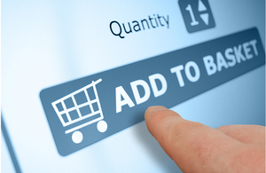 Image of online shopping basket