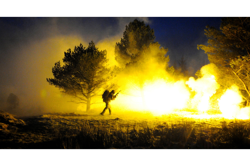 Junior Command Course participants conduct their final exercise