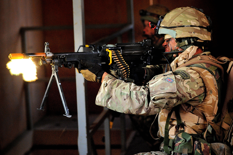 A Royal Marine from 42 Commando 