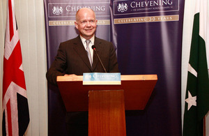 Foreign Secretary marks Chevening Scholarship's 30th anniversary in Pakistan