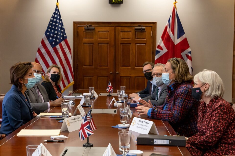 Readout of meeting between DIT and DCMS Secretaries of State and US Commerce Secretary