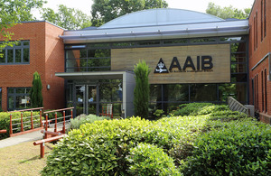 Front of the AAIB building