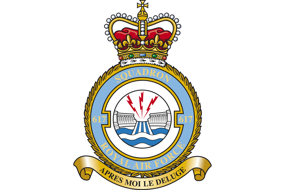 617 Squadron badge (stock image)