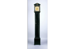 An image showing the ebony longcase clock