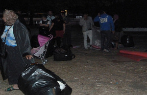 immigration enforcement officers join police in early morning operation in London targetting rough sleepers