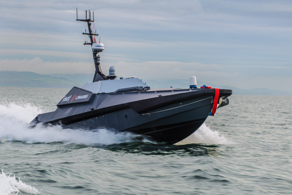 Maritime Autonomy Surface Testbed (MAST) vessel