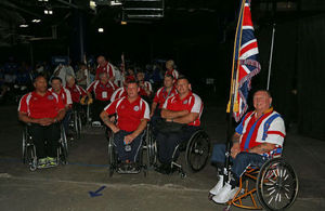 British veterans participate in national Wheelchair Games in Tampa, Florida.