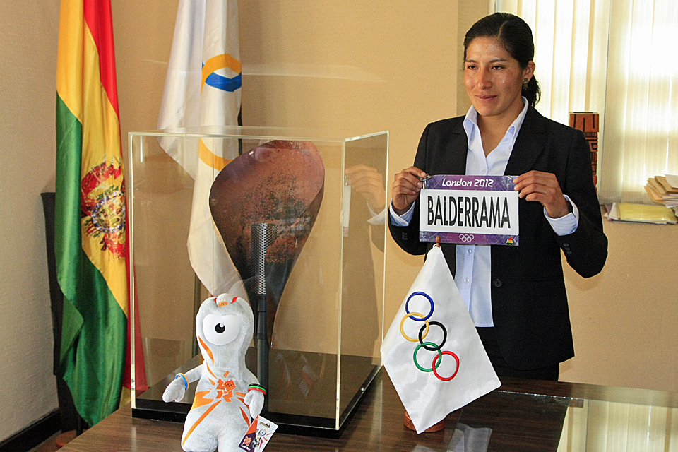 Claudia Balderrama y el pétalo olímpico