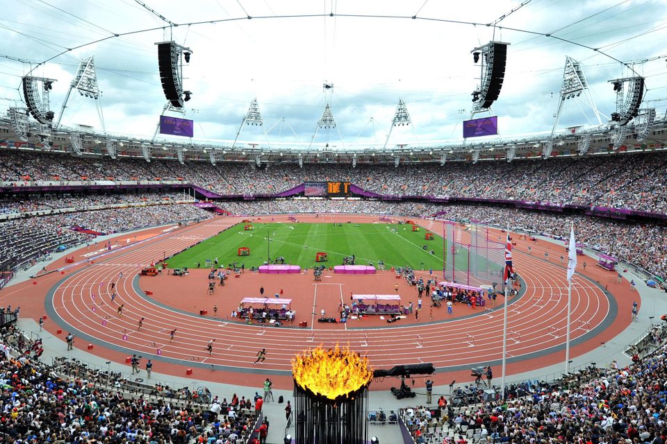 The Olympic Stadium. Photo: Martin Rickett/PA Wire.