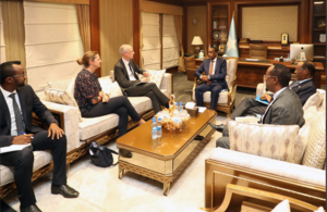 Специальный посланник Великобритании по предотвращению голода и гуманитарным вопросам Ник Дайер встретился с премьер-министром Сомали