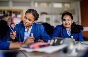 Pupils at Our Lady’s High School