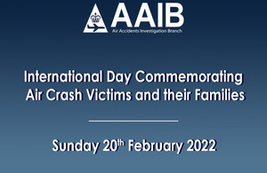 Графика Международного дня памяти жертв авиакатастроф и их семей
