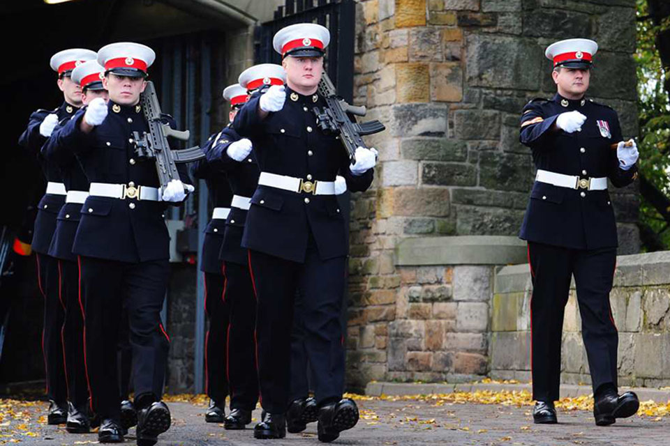 Members of the Royal Marines Reserve