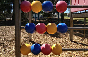 A playground abacus