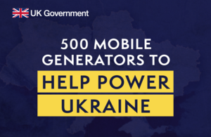В Украину отправят 500 мобильных генераторов