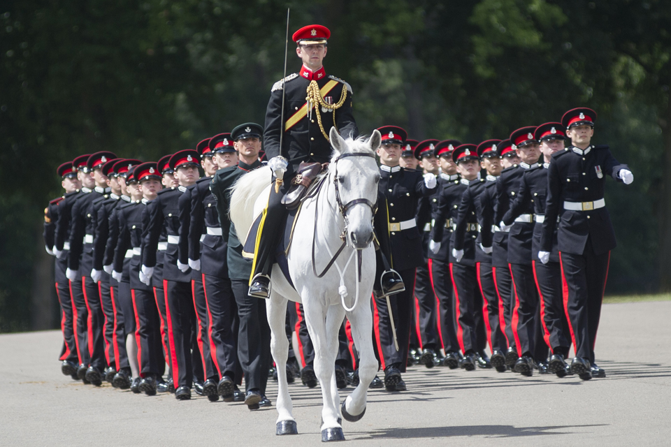 The Territorial Army Consolidated Course Commissioning Parade 
