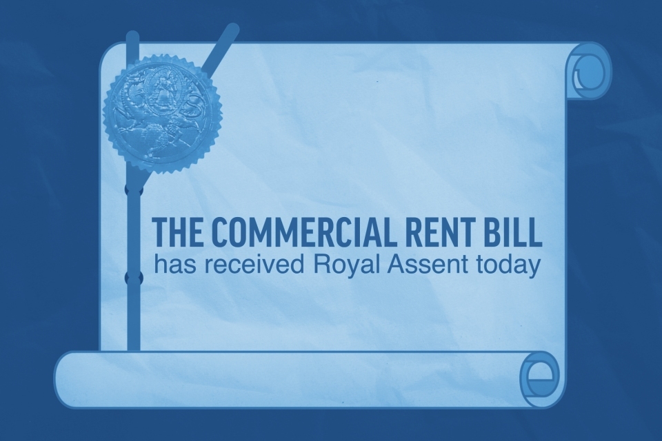 New law to resolve remaining COVID19 commercial rent debts now in