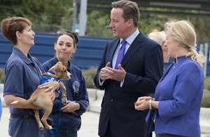 PM at Battersea Dogs & Cats Home