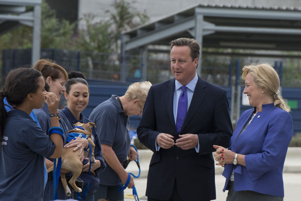 PM at Battersea Dogs & Cats Home