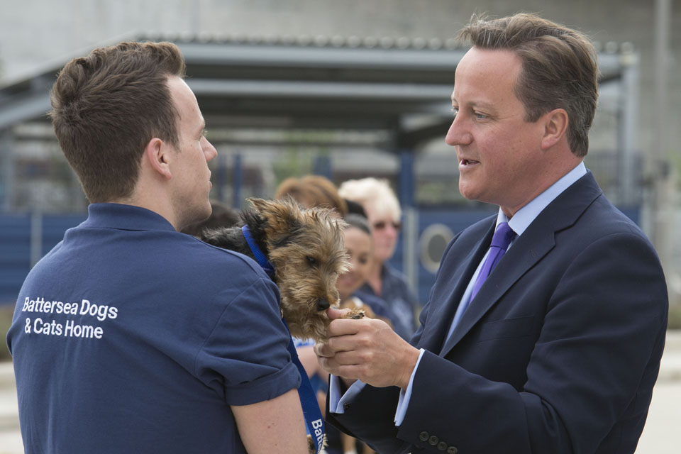 PM at Battersea Dogs & Cats Home