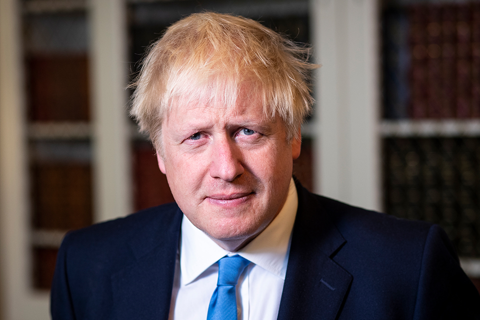 The Rt Hon Boris Johnson MP, Prime Minister