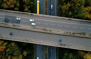 Складское изображение развязки автомагистралей