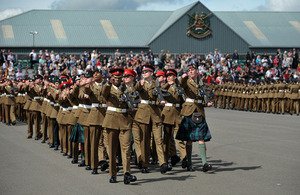 Junior Soldiers graduation parade at the Army Foundation College in Harrogate [Picture: Corporal Gabriel Moreno, Crown copyright]