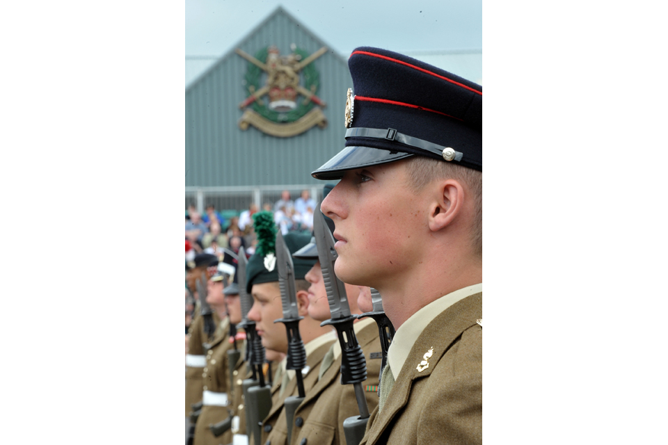 Junior Soldiers graduation parade