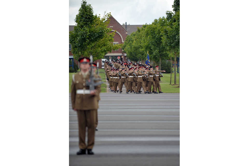 Junior Soldiers graduation parade