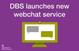 Декоративное изображение с надписью: DBS запускает новый сервис веб-чата