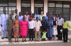 Participants in the capacity development for malaria course