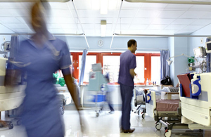 Busy NHS ward