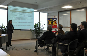 Networking event in Lima between Volcan mining company and British suppliers