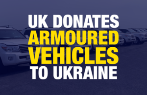 Великобритания дарит Украине бронетехнику