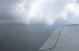 Figure 4 - Photograph taken at 0924 hrs showing cloud to the surface