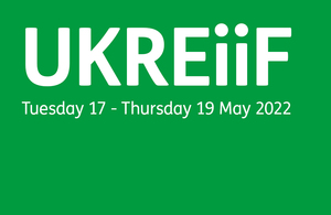 UKREiiF 2022 - Tuesday 17 - Thursday 19 May
