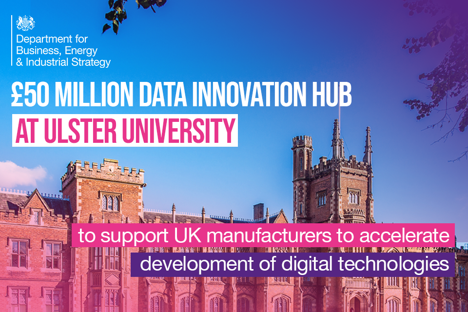 50 million data innovation hubs for manufacturers to accelerate digital technology