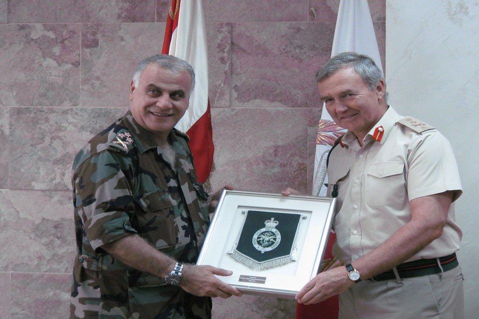 Chief of Defence Staff meets Lebanese Army Commander GOV.UK