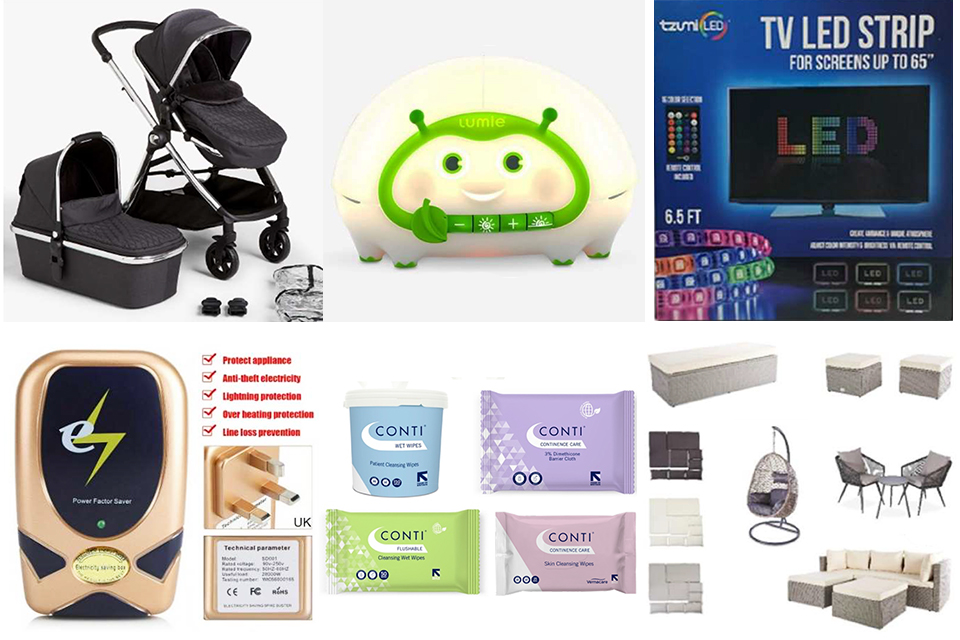 Images of featured recalls.