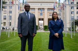 Home Secretary and Rwandan Minister Biruta visit Geneva