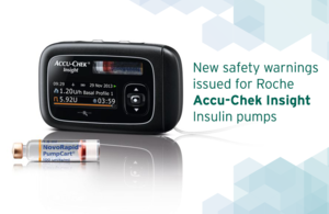 Выпущено новое предупреждение о безопасности для инсулиновых помп Roche Accu-Chek Insight