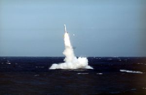 A TLAM launch from a UK submarine